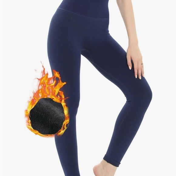 Thick Fleece Lined Leggings for Women Winter Warm Tights Soft,Tummy Control M/L - Picture 1 of 4